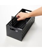 Panier de légume Tower noir - 15.3x32x12.2 cm