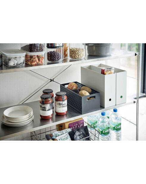 Cesta de verduras Tower negra - 15,3x32x12,2 cm