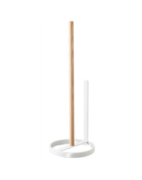 Support de papier toilette Tosca blanc - 13x13x37.5 cm