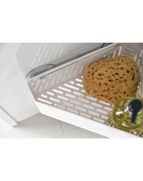 Soporte de esquina de baño blanco Tower - 33x18,5x10 cm