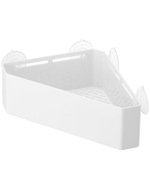 Soporte de esquina de baño blanco Tower - 33x18,5x10 cm