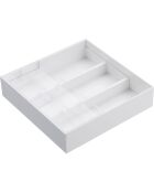 White Tower Schubladenschrank, ausziehbar, 25 x 24,6 cm