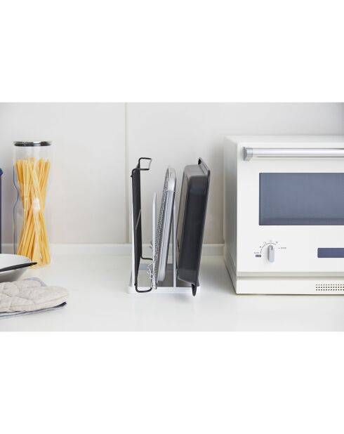 Tower-Halter für Tablett oder Schneidebrett, weiß, 19,5 x 16 x 19,5 cm