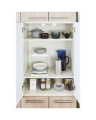 Support pour casseroles Tower blanc - 20.5x21x22.5 cm