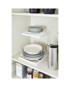 Support pour casseroles Tower blanc - 20.5x21x22.5 cm