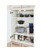 Support pour casseroles Tower blanc - 20.5x21x22.5 cm