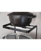 Support pour casseroles Tower noir - 20.5x21x22.5 cm