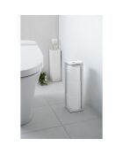 Distributeur de papier toilette Tower blanc - 11.5x11.5x38.5 cm