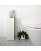 Distributeur de papier toilette Tower blanc - 11.5x11.5x38.5 cm