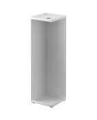 Distributeur de papier toilette Tower blanc - 11.5x11.5x38.5 cm