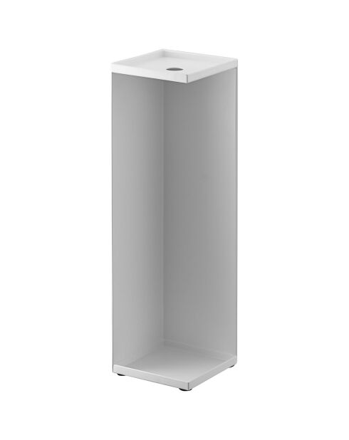 Distributeur de papier toilette Tower blanc - 11.5x11.5x38.5 cm
