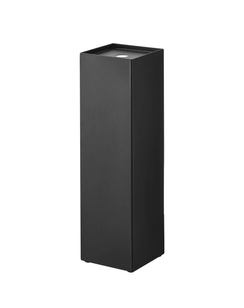 Distributeur de papier toilette Tower noir - 11.5x11.5x38.5 cm