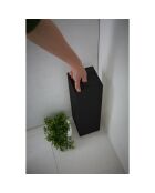 Distributeur de papier toilette Tower noir - 11.5x11.5x38.5 cm
