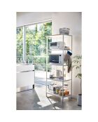 Rack de stockage 5 niveaux Tower blanc - 60x46.5x170 cm