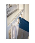 Rack de stockage 5 niveaux Tower blanc - 60x46.5x170 cm