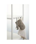 Rack de stockage 5 niveaux Tower blanc - 60x46.5x170 cm