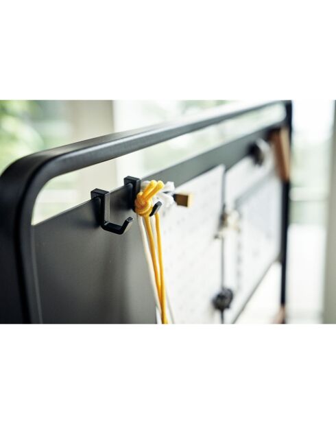 Tower schwarze Kindergarderobe - 68,5 x 33 x 140 cm