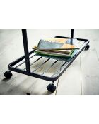 Porte-manteaux pour enfants Tower noir - 68.5x33x140 cm