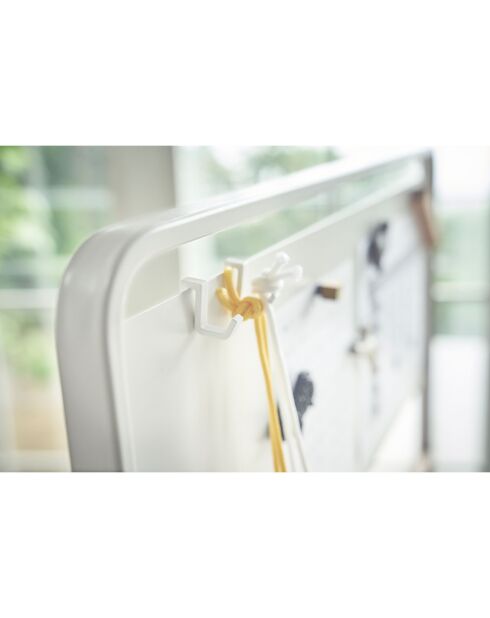 Porte-manteaux pour enfants Tower blanc - 68.5x33x140 cm