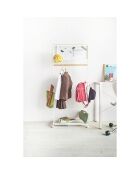 Porte-manteaux pour enfants Tower blanc - 68.5x33x140 cm