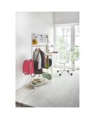 Porte-manteaux pour enfants Tower blanc - 68.5x33x140 cm