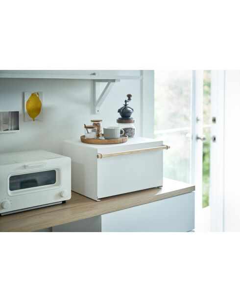 Portapane Tower bianco - 43x36,5x24 cm