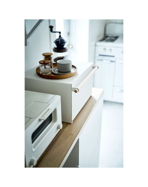 Portapane Tower bianco - 43x36,5x24 cm