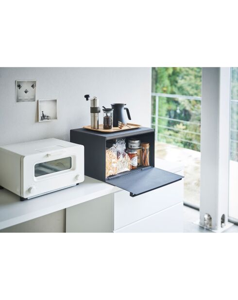 Tower brooddoos zwart - 40x34,5x24 cm