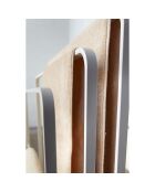 Porte-serviettes de bain Tower 3 barres blanc - 70x14x81 cm