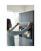 Boîte de rangement pour sets de table Tower noire - 50.5x36.5 cm