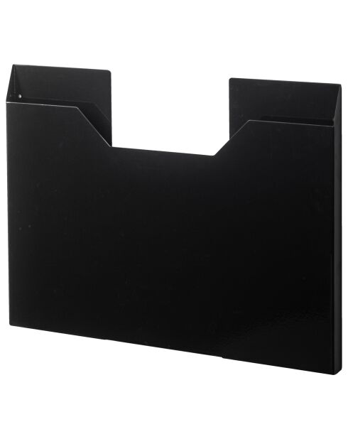 Boîte de rangement pour sets de table Tower noire - 50.5x36.5 cm
