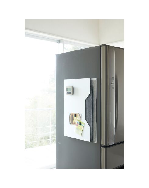 Aufbewahrungsbox für Tischsets in Towerform, 50,5 x 36,5 cm, weiß