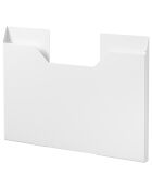 Boîte de rangement pour sets de table Tower blanche - 50.5x36.5 cm