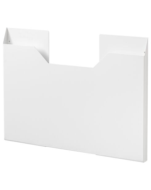Boîte de rangement pour sets de table Tower blanche - 50.5x36.5 cm