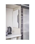 Boîte de rangement pour sets de table Tower blanche - 50.5x36.5 cm