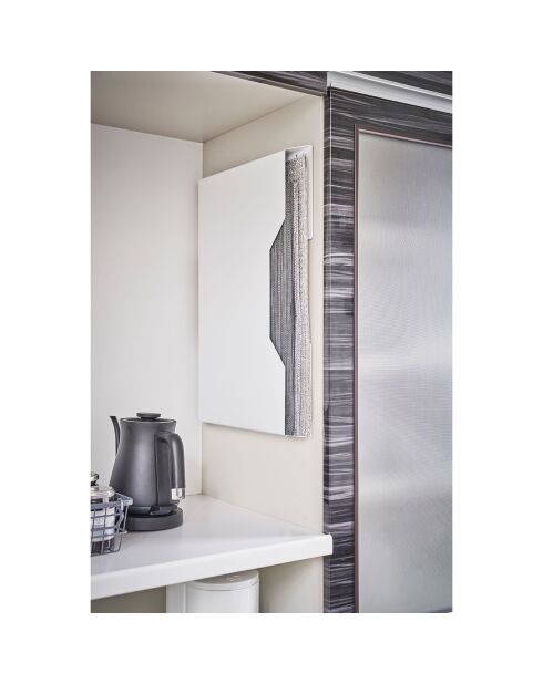 Boîte de rangement pour sets de table Tower blanche - 50.5x36.5 cm