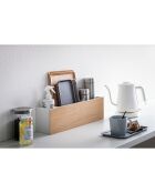 Boîte organisateur Rin blanche - 45x9.5x12 cm
