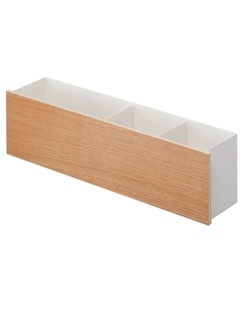 Boîte organisateur Rin blanche - 45x9.5x12 cm