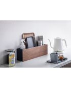 Boîte organisateur Rin noire - 45x9.5x12 cm