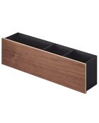 Boîte organisateur Rin noire - 45x9.5x12 cm