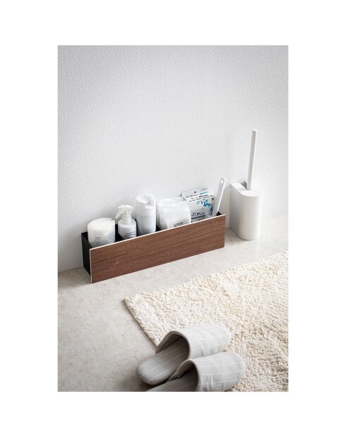 Boîte organisateur Rin noire - 45x9.5x12 cm