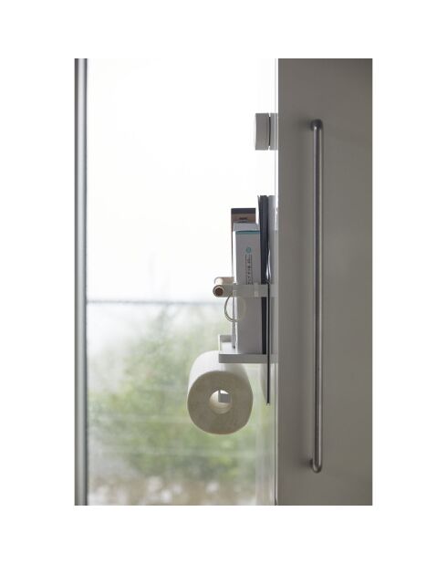 Support de cuisine latéral magnétique Tosca blanc - 32x9.5x20 cm