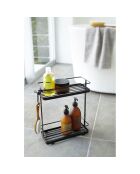 Porte-savon Tower noir - 28x12x33.5 cm