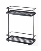 Porte-savon Tower noir - 28x12x33.5 cm