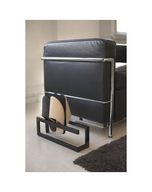 Porte-pantoufles Line noir - 42x10.5x14 cm