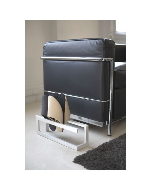 Porte-pantoufles Line blanc - 42x10.5x14 cm