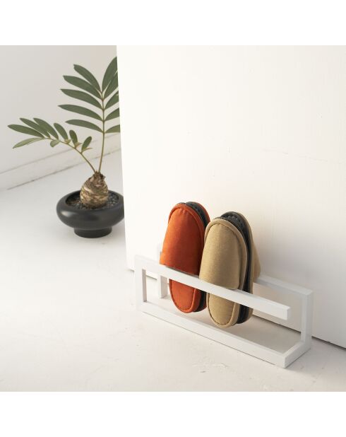 Porte-pantoufles Line blanc - 42x10.5x14 cm