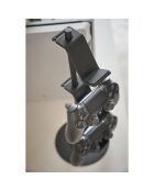 Support pour manettes de jeu noir - 17x17x38.5 cm