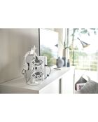 Support pour manettes de jeu blanc - 17x17x38.5 cm