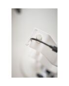 Support pour manettes de jeu blanc - 17x17x38.5 cm